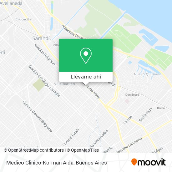 Mapa de Medico Clinico-Korman Aída