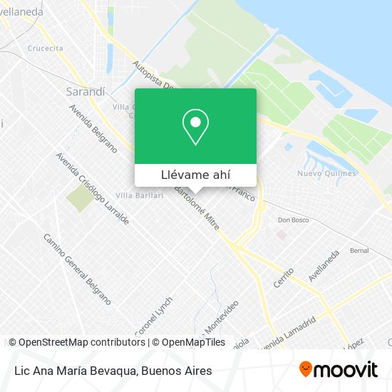 Mapa de Lic Ana María Bevaqua