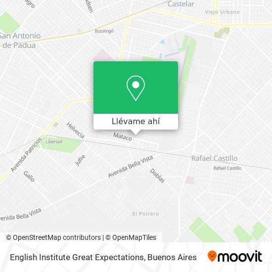 Mapa de English Institute Great Expectations