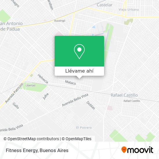 Mapa de Fitness Energy