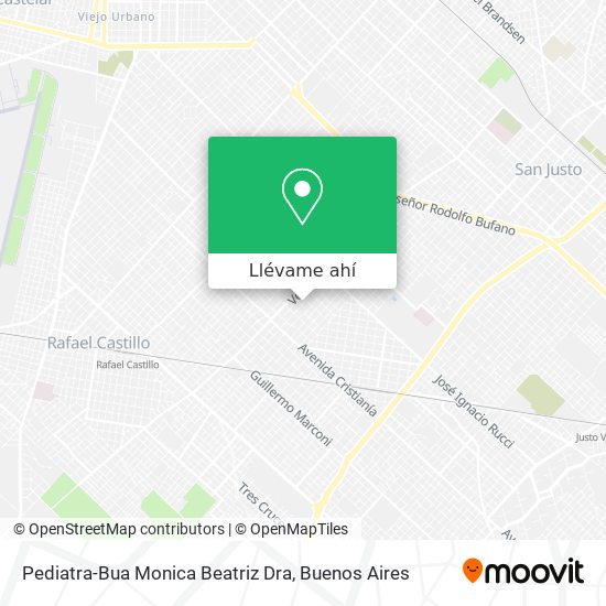 Mapa de Pediatra-Bua Monica Beatriz Dra