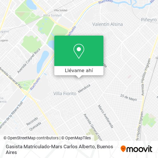 Mapa de Gasista Matriculado-Mars Carlos Alberto