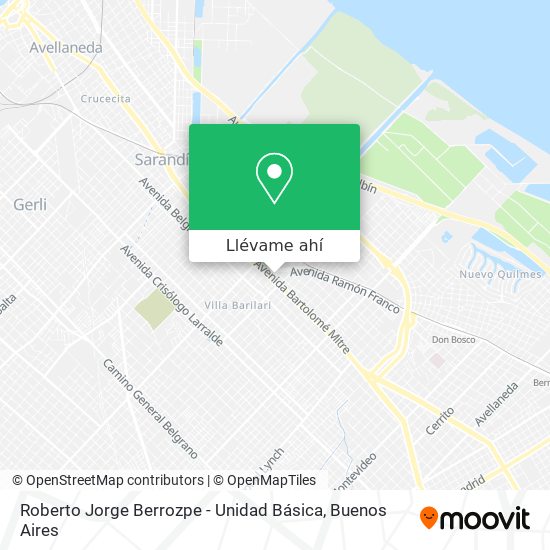 Mapa de Roberto Jorge Berrozpe - Unidad Básica