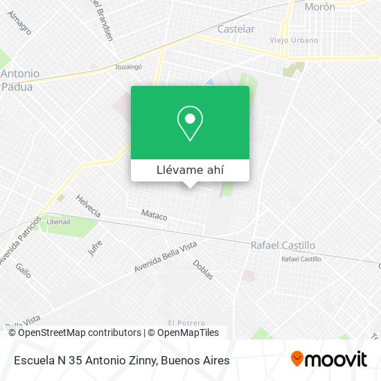 Mapa de Escuela N 35 Antonio Zinny