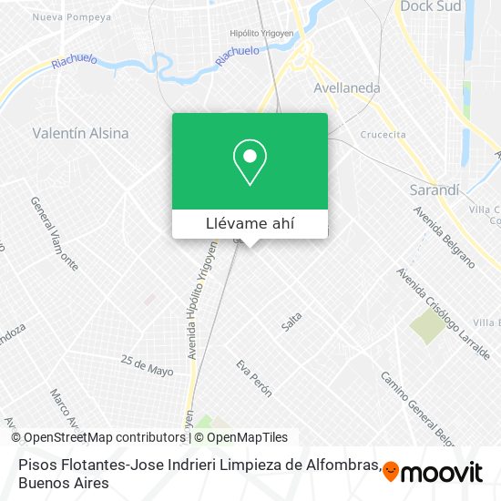 Mapa de Pisos Flotantes-Jose Indrieri Limpieza de Alfombras