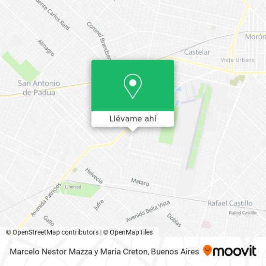 Mapa de Marcelo Nestor Mazza y Maria Creton