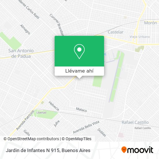 Mapa de Jardin de Infantes N 915