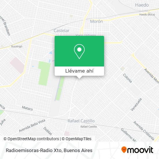 Mapa de Radioemisoras-Radio Xto