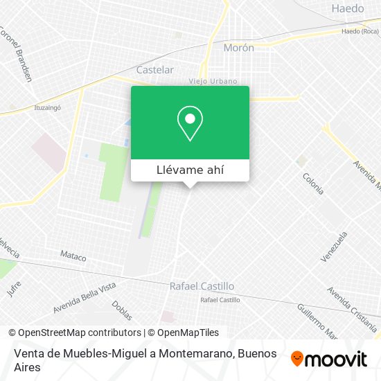 Mapa de Venta de Muebles-Miguel a Montemarano