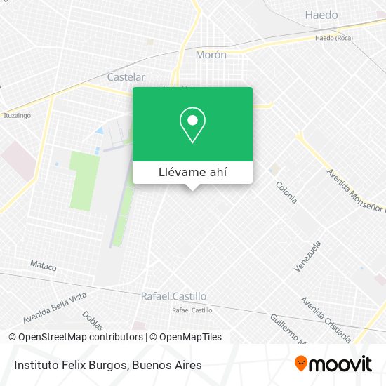 Mapa de Instituto Felix Burgos