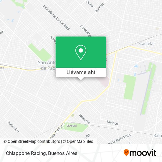 Mapa de Chiappone Racing