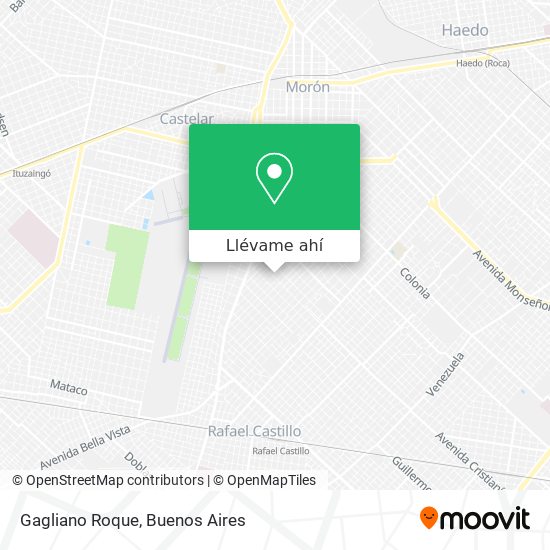 Mapa de Gagliano Roque