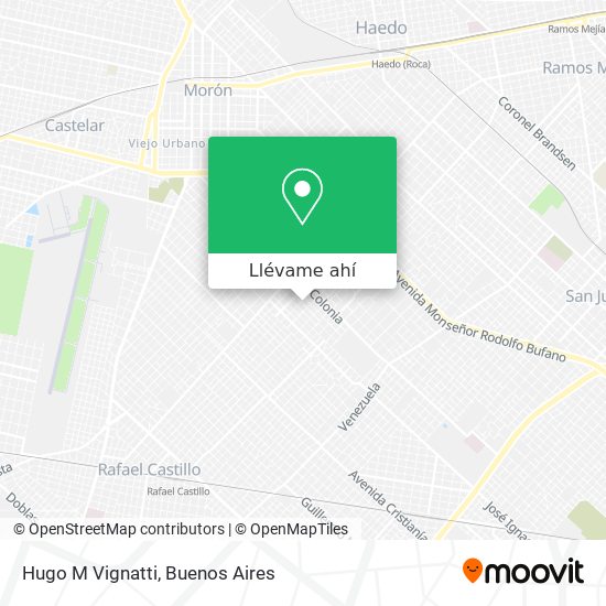 Mapa de Hugo M Vignatti