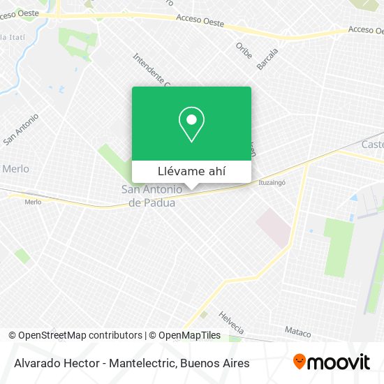 Mapa de Alvarado Hector - Mantelectric