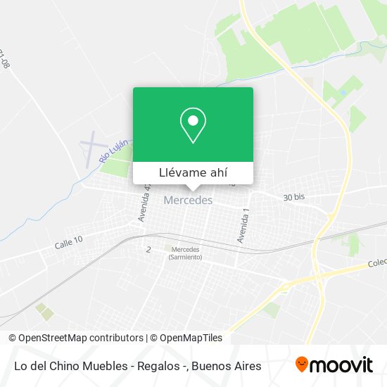 Mapa de Lo del Chino Muebles - Regalos -