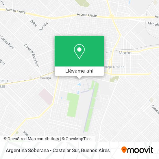 Mapa de Argentina Soberana - Castelar Sur