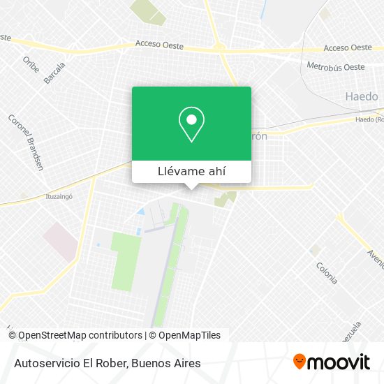 Mapa de Autoservicio El Rober