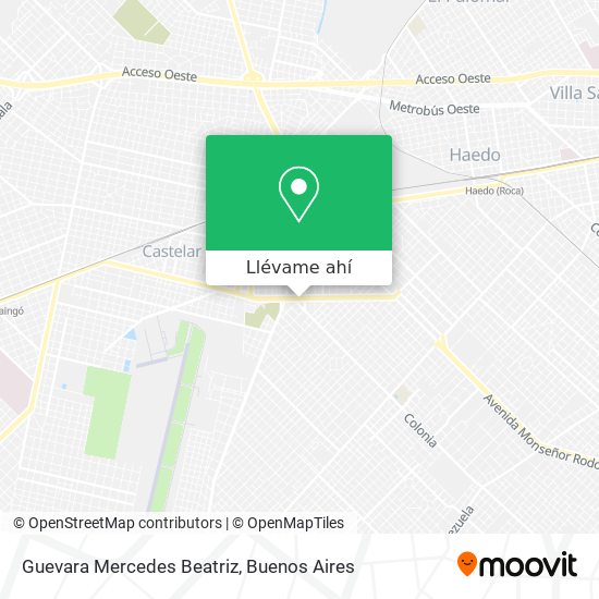 Mapa de Guevara Mercedes Beatriz