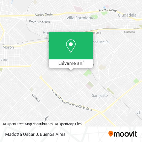 Mapa de Madotta Oscar J