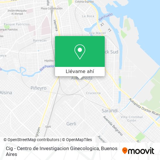 Mapa de Cig - Centro de Investigacion Ginecologica