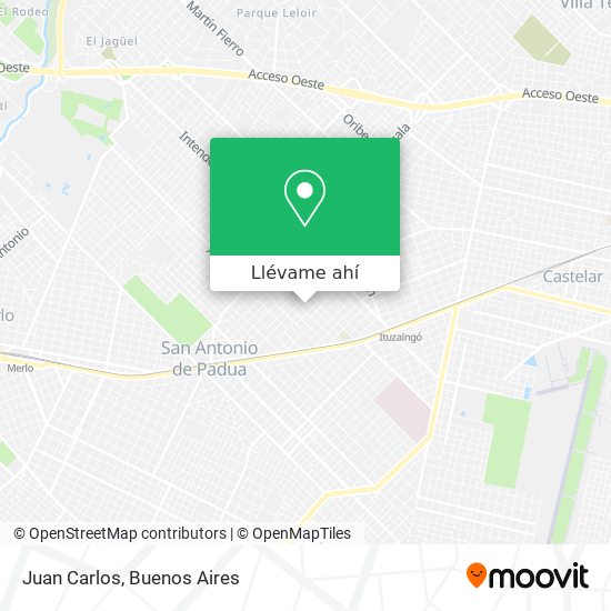 Mapa de Juan Carlos