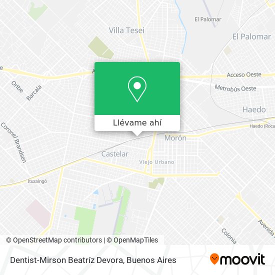 Mapa de Dentist-Mirson Beatríz Devora
