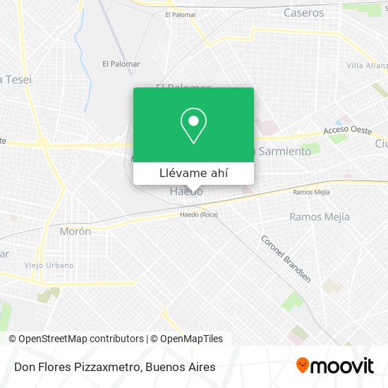 Mapa de Don Flores Pizzaxmetro