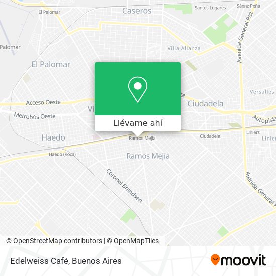 Mapa de Edelweiss Café