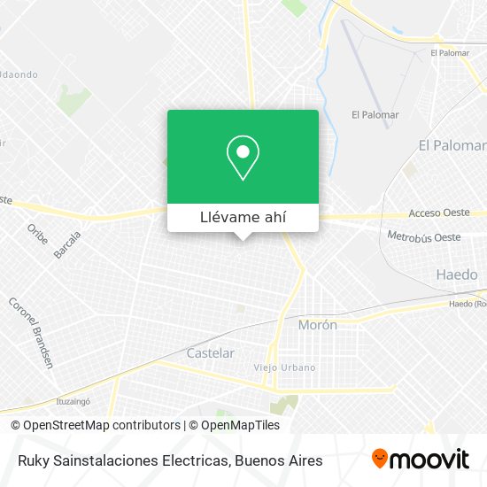 Mapa de Ruky Sainstalaciones Electricas