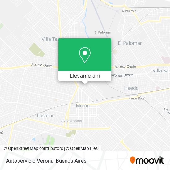 Mapa de Autoservicio Verona