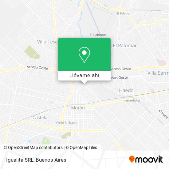 Mapa de Igualita SRL