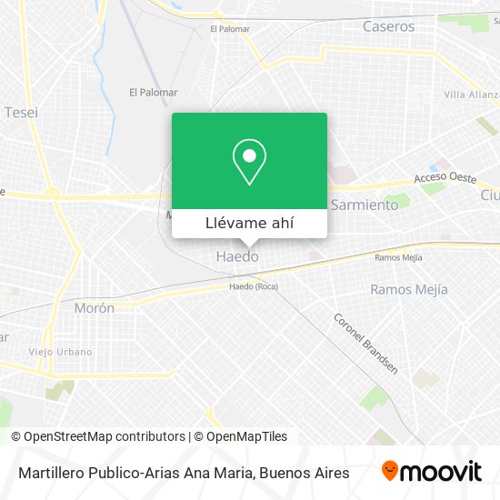 Mapa de Martillero Publico-Arias Ana Maria