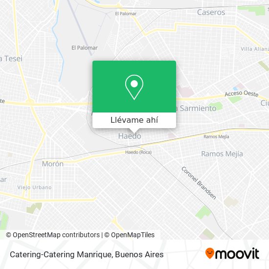 Mapa de Catering-Catering Manrique