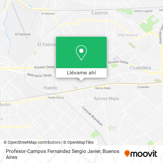 Mapa de Profesor-Campos Fernandez Sergio Javier