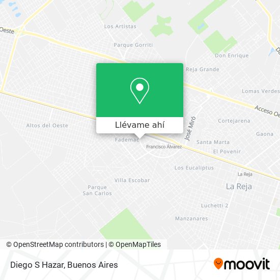 Mapa de Diego S Hazar