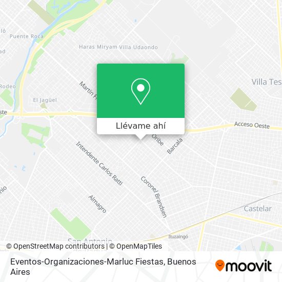 Mapa de Eventos-Organizaciones-Marluc Fiestas