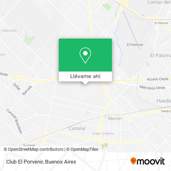 Mapa de Club El Porvenir