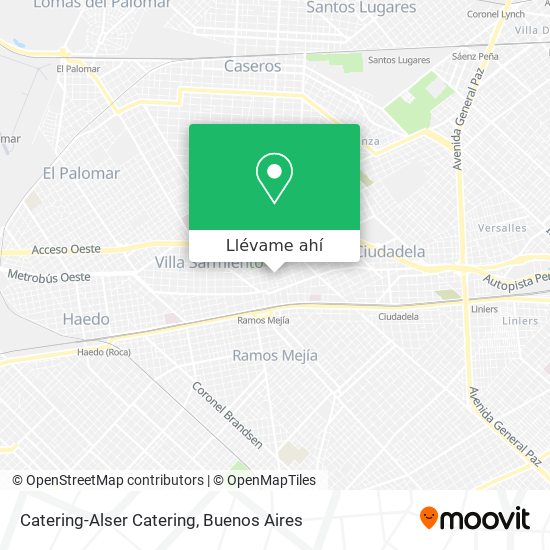 Mapa de Catering-Alser Catering