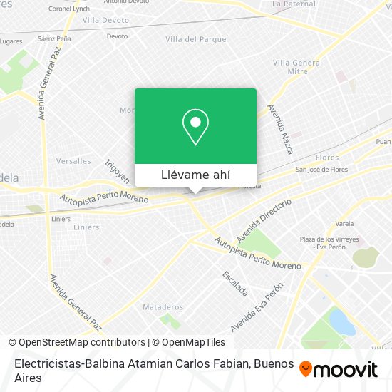 Mapa de Electricistas-Balbina Atamian Carlos Fabian