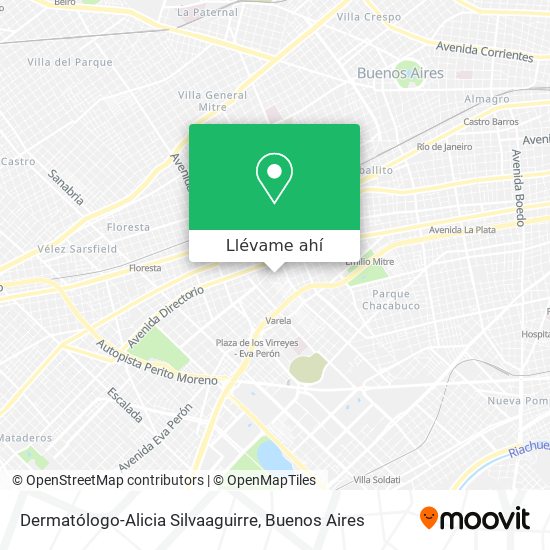 Mapa de Dermatólogo-Alicia Silvaaguirre