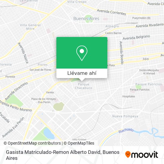 Mapa de Gasista Matriculado-Remon Alberto David