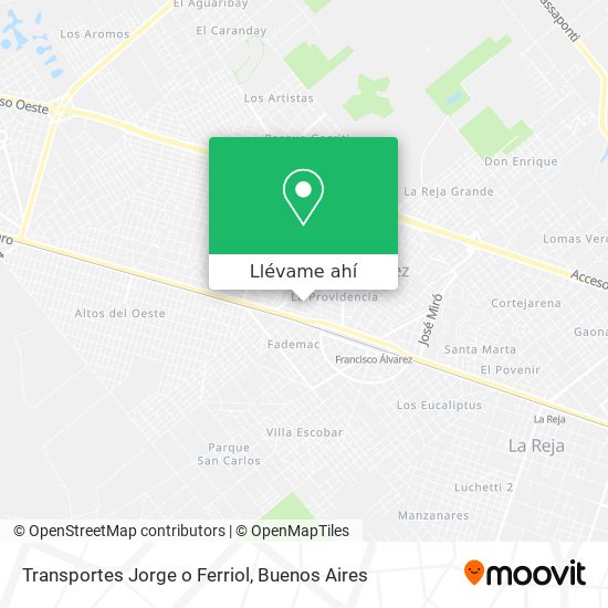 Mapa de Transportes Jorge o Ferriol