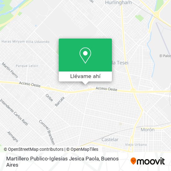 Mapa de Martillero Publico-Iglesias Jesica Paola