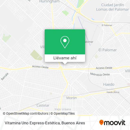 Mapa de Vitamina Uno Express-Estética