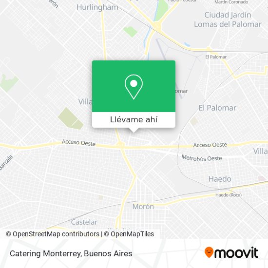 Mapa de Catering Monterrey