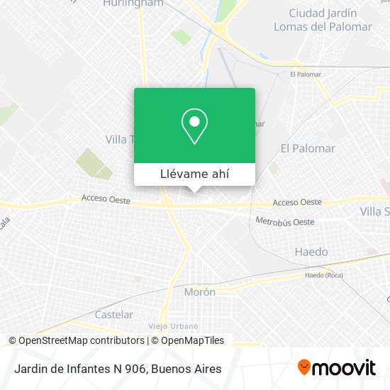 Mapa de Jardin de Infantes N 906