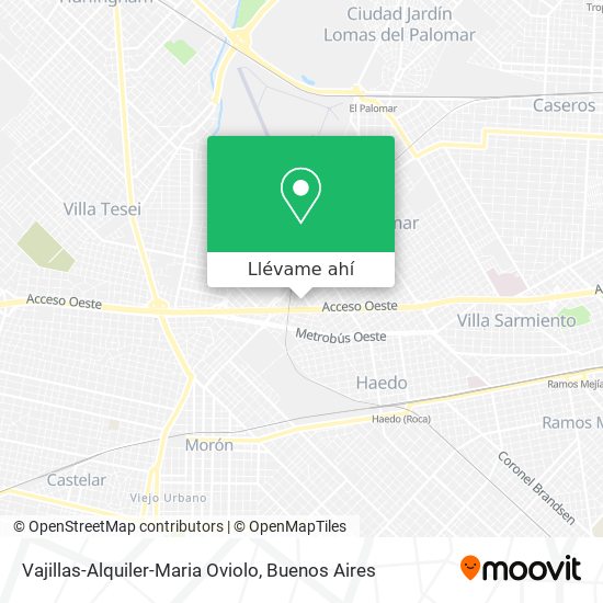 Mapa de Vajillas-Alquiler-Maria Oviolo