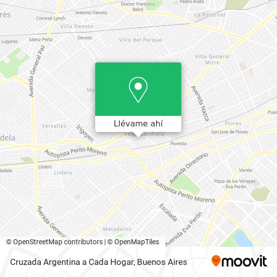 Mapa de Cruzada Argentina a Cada Hogar