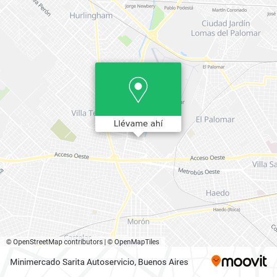 Mapa de Minimercado Sarita Autoservicio