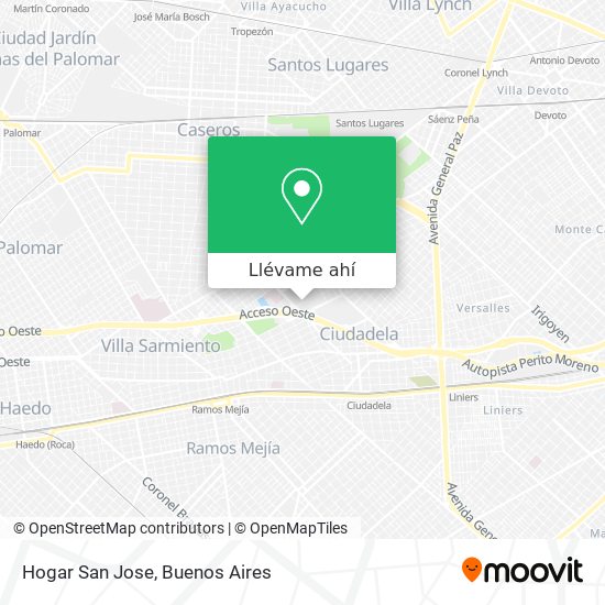 Mapa de Hogar San Jose